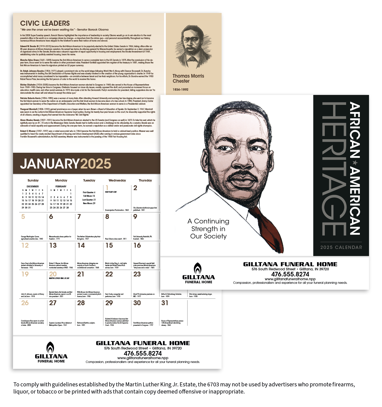 Triumph® Calendars African-American Heritage: Dr. Martin Luther King, Jr. Calendar 15
