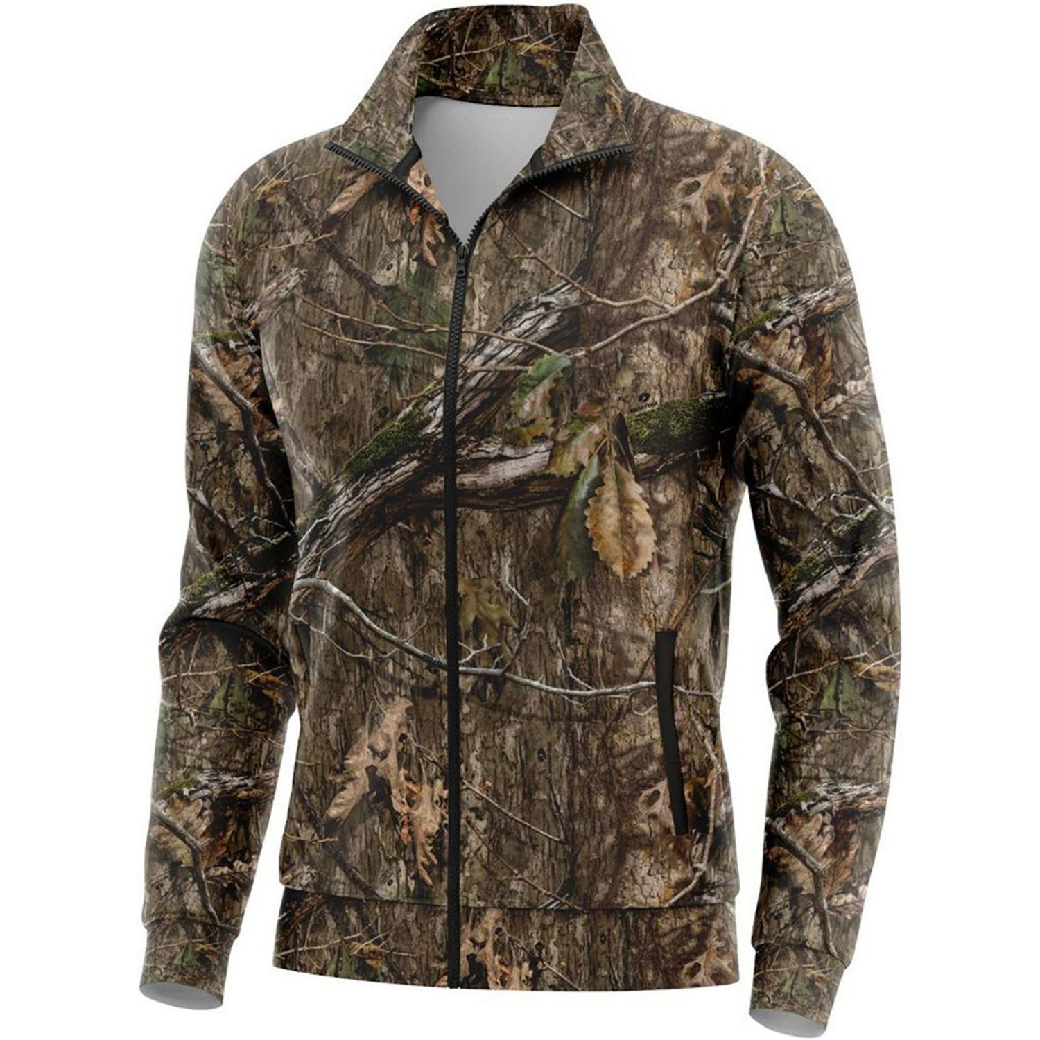 Mossy Oak® Men's 8.2 oz. Track Jacket with Pocket 3