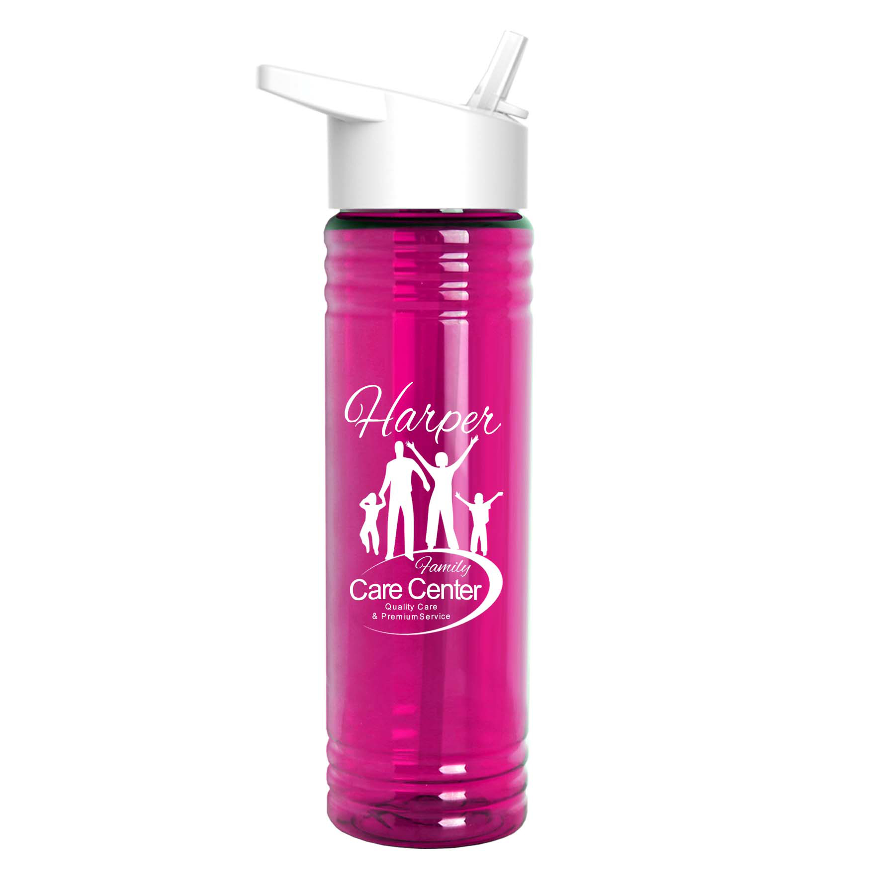 Garyline® Slim Fit Bottle with Flip-Straw Lid - 24 oz. 545