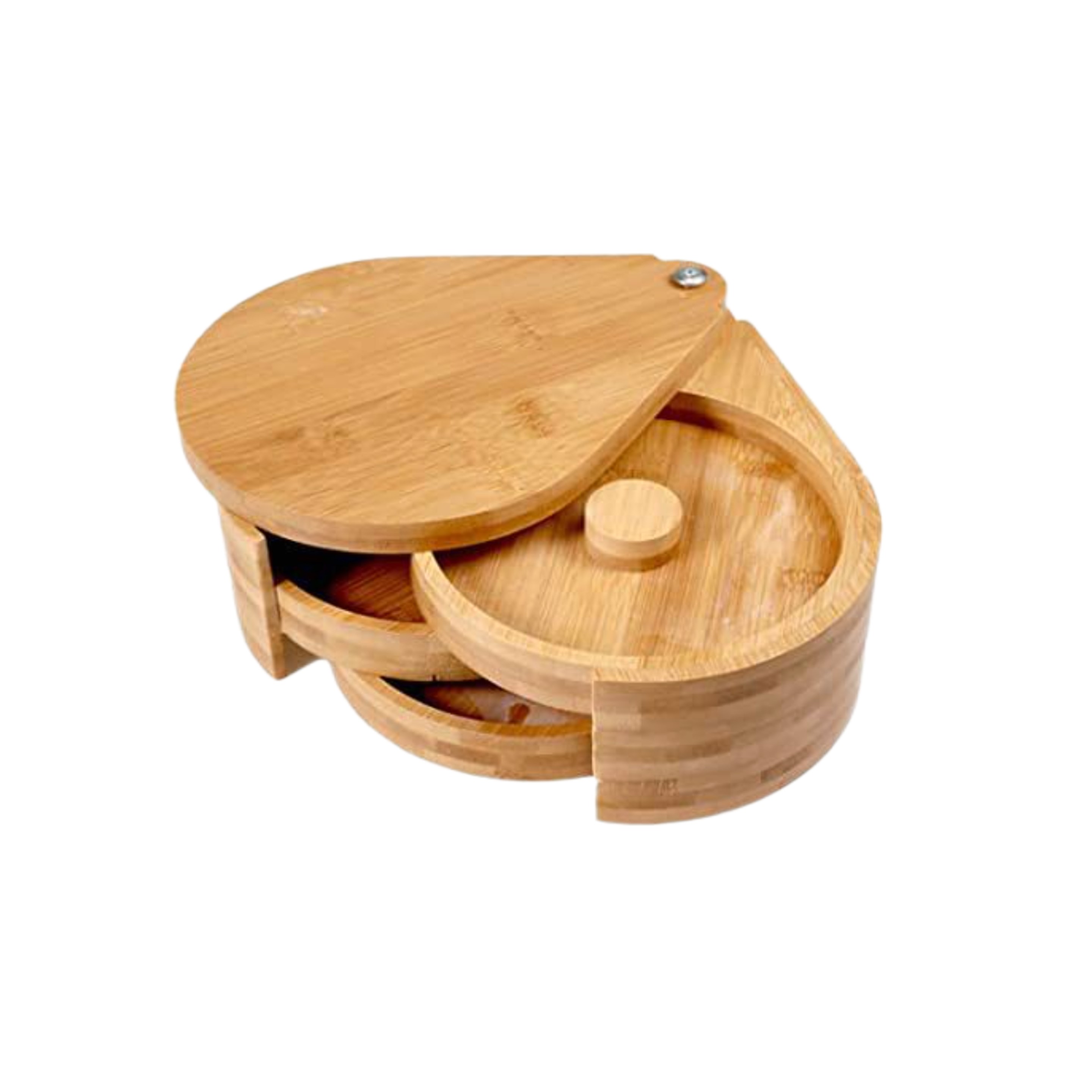 3 Tier Bar Glass Rimmer Bamboo (direct import) 4