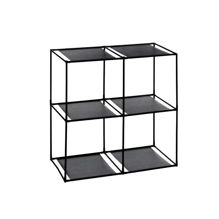 Cube Storage Organizing Shelves - Black 2