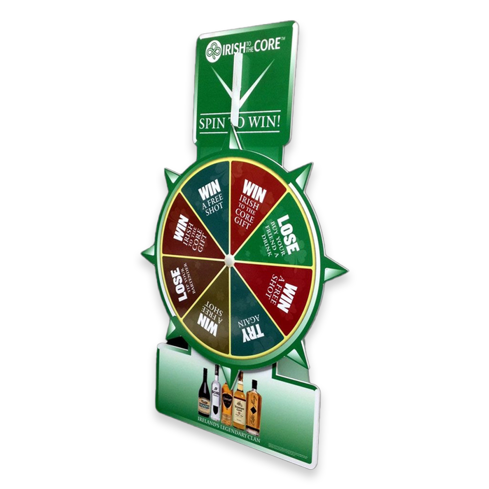 Table Top Spinning Wheel Game 23-12 (23" high, 12" diameter wheel)