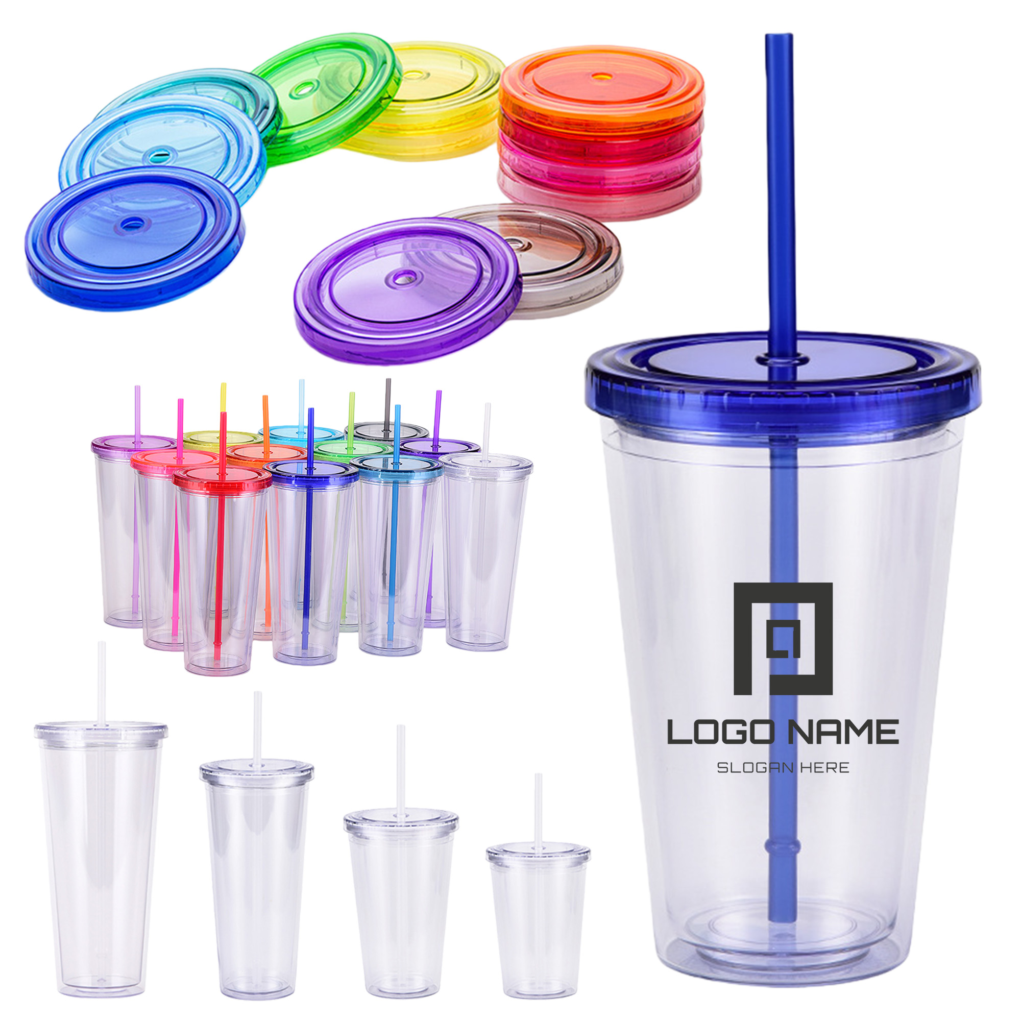 Double Wall Classic Clear Tumbler 2
