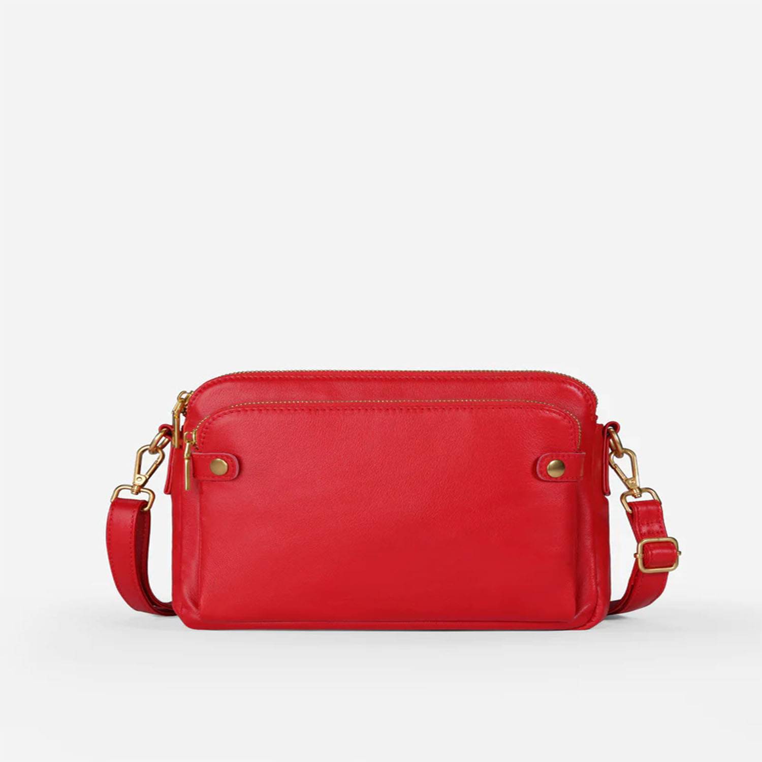 PU Leather 3 Layer Crossbody Bag 5