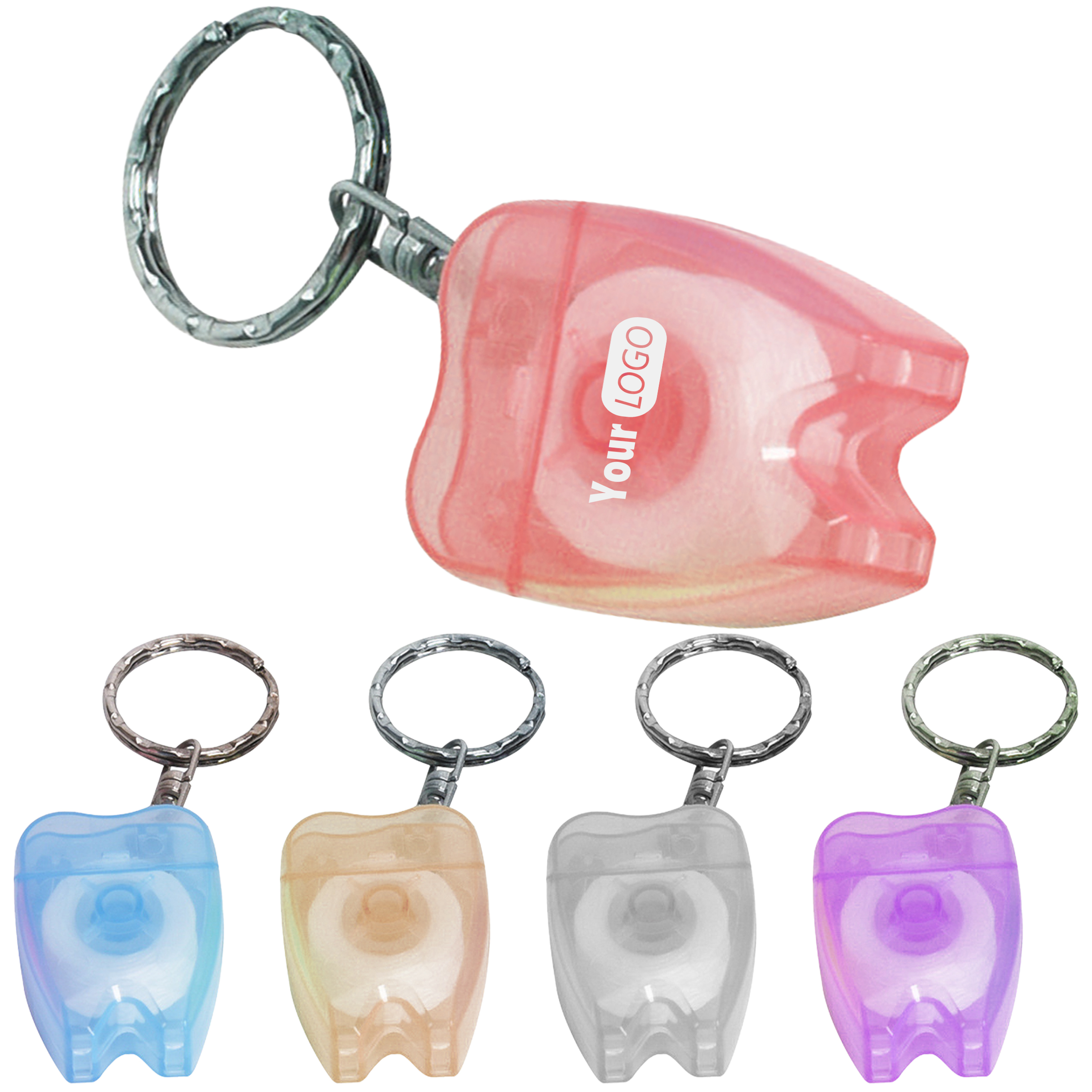 Nylon Portable Tooth Floss Keychain 2