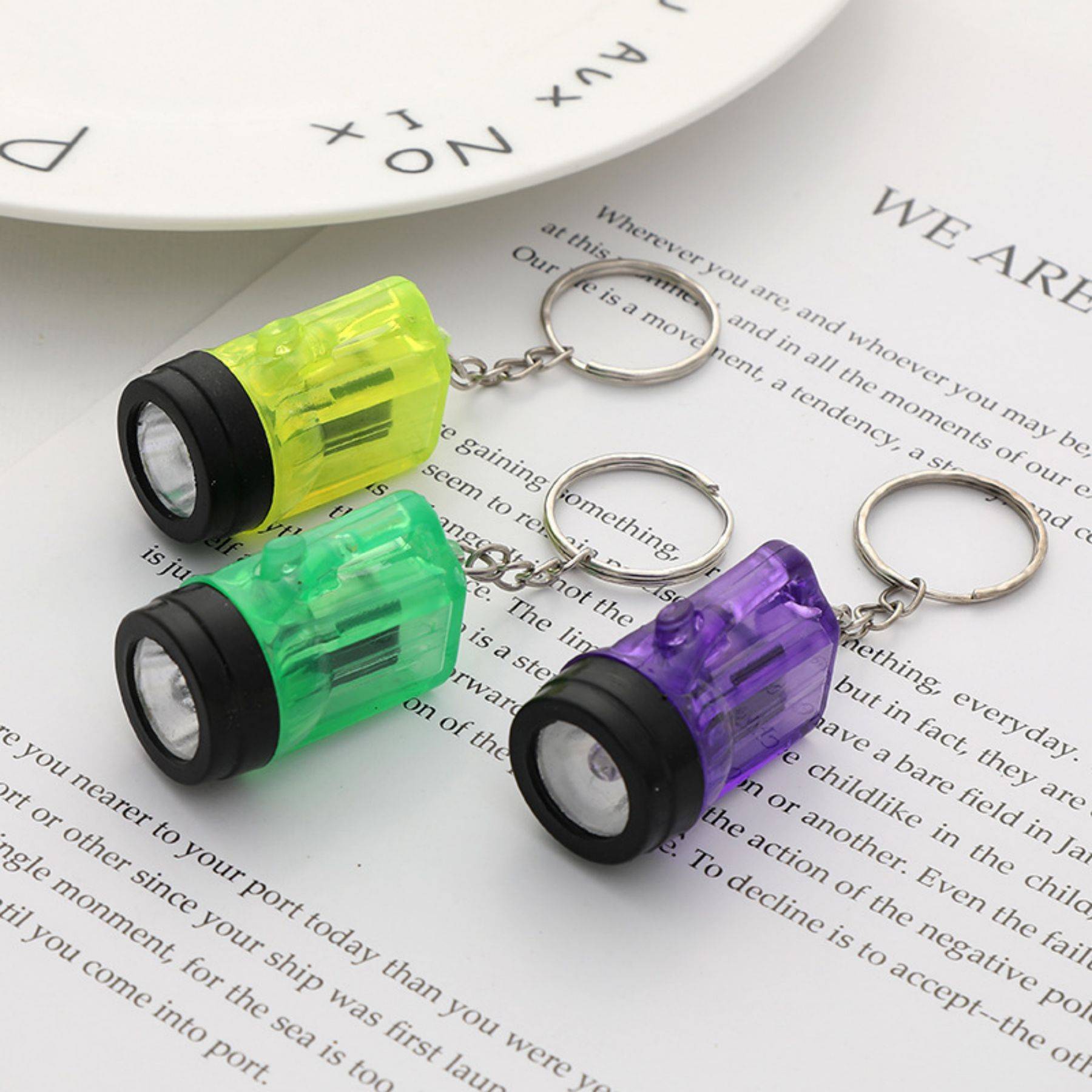 Mini LED Flashlight Keychain 6