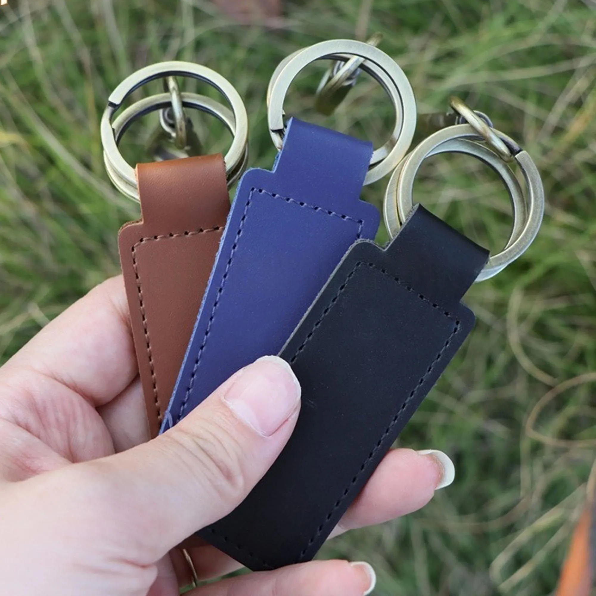 Leather Car Keychain Accessories And Pendants 10