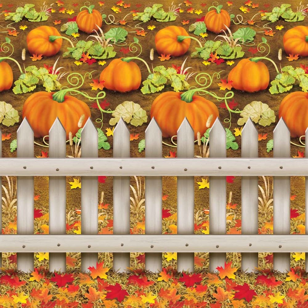 Pumpkin Patch Backdrops - 4' x 30' 2