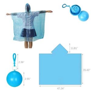 Ball Key Chain Raincoat 4