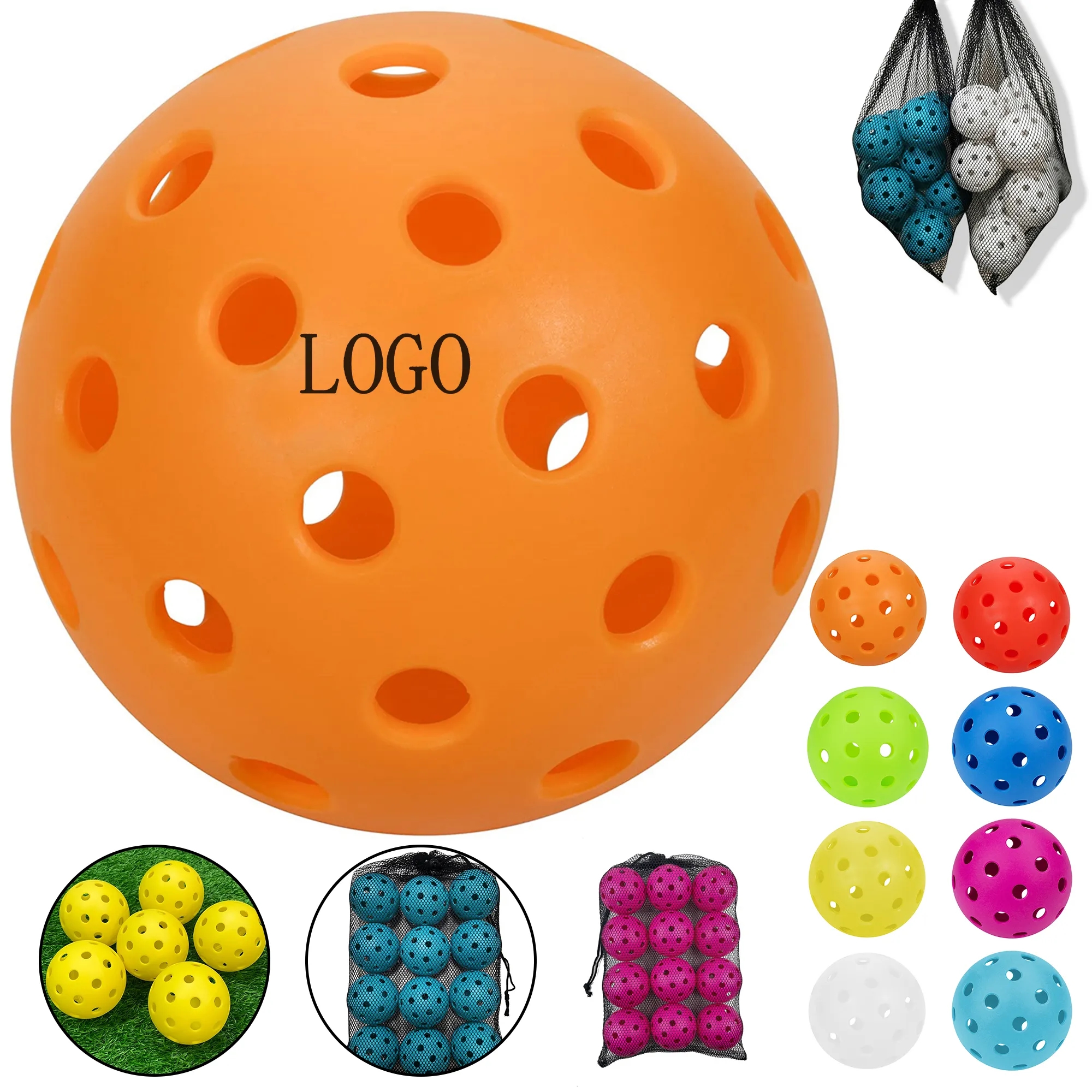 Plastic Pickleball 2.9" 12