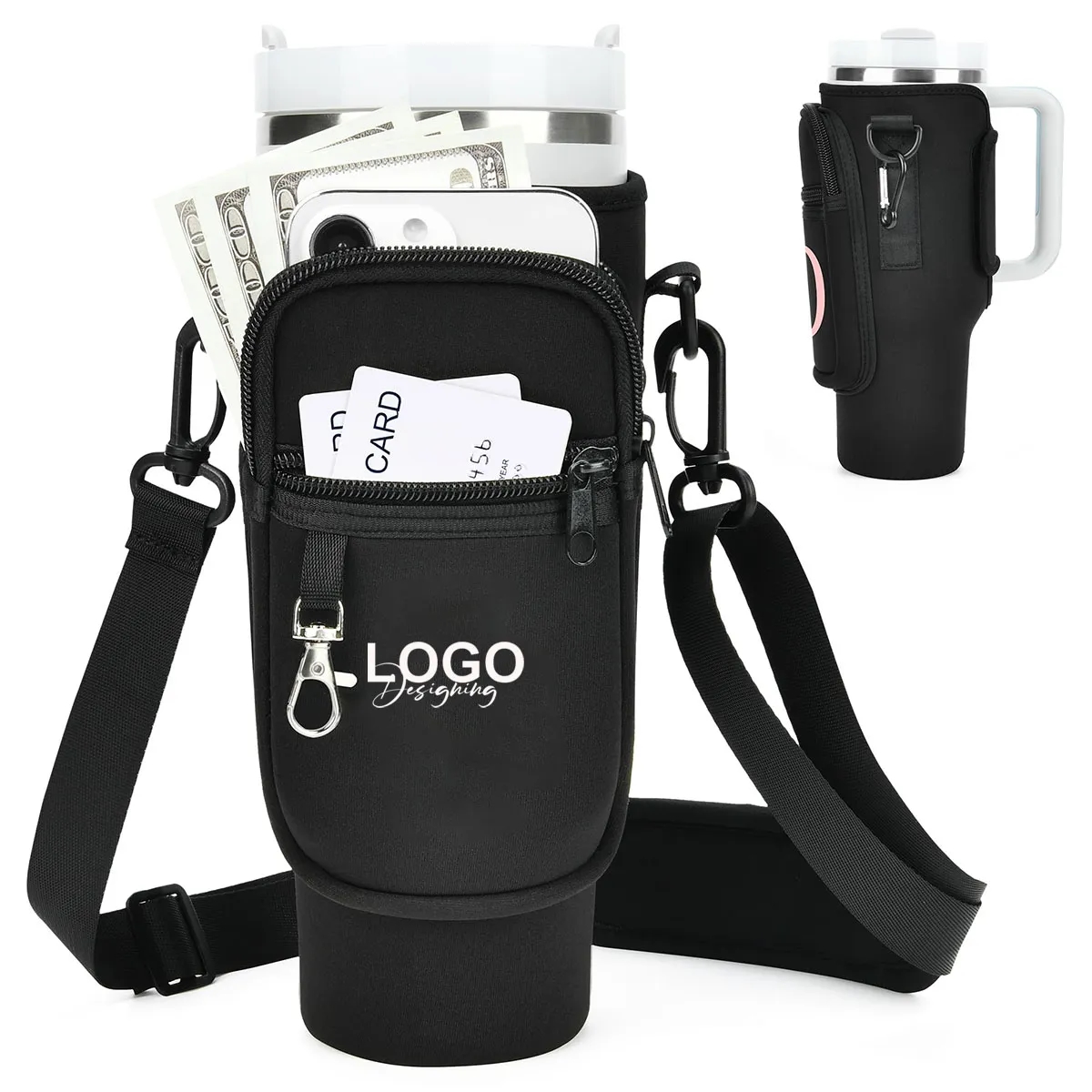 Water Bottle Carrier Bag for Stanley 40 oz Tumbler 1