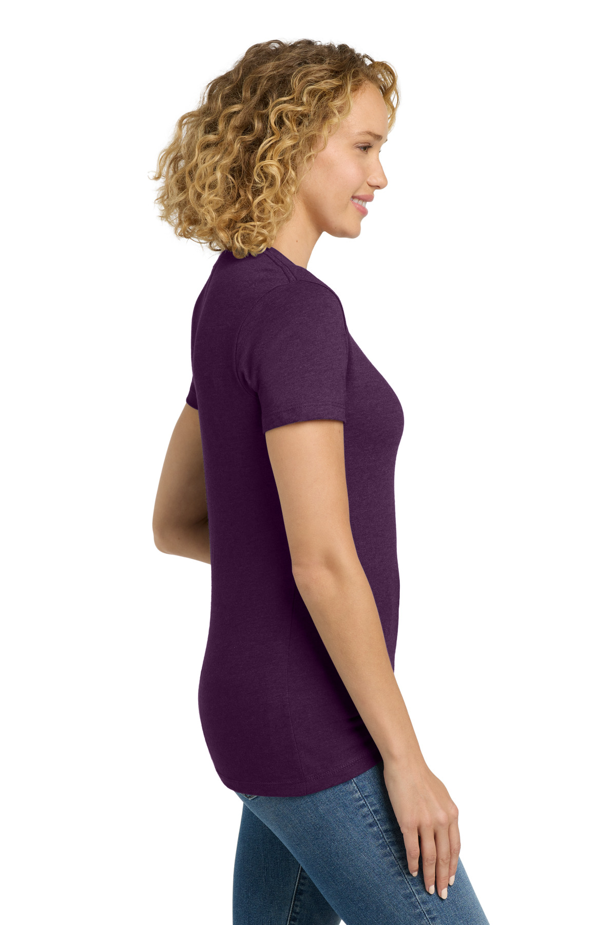 Next Level Apparel Women's CVC Tee. NL6610 123