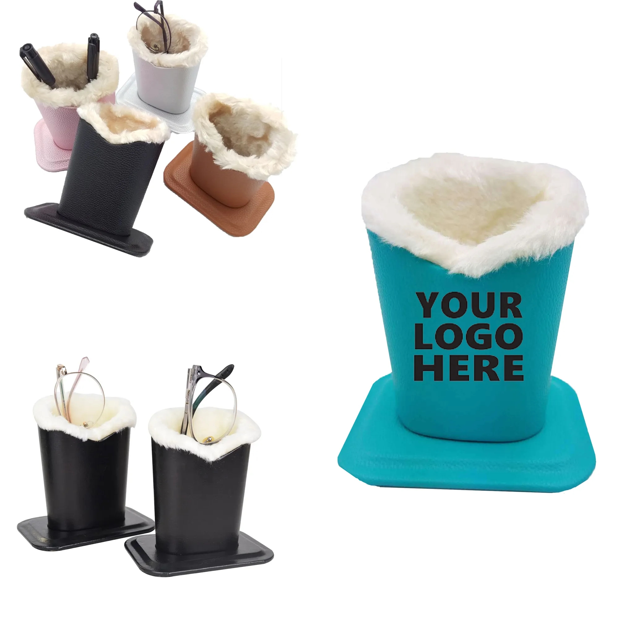 Customizable PU Glasses Display Storage Stand 1