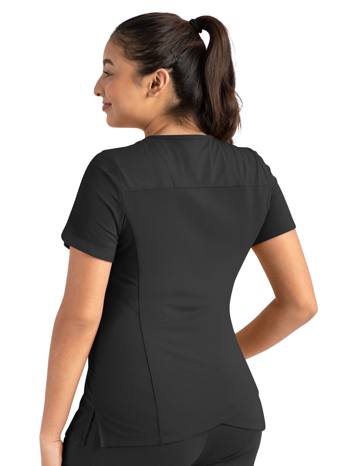 Maevn - Focus - Women's Two-Pocket Tulip-Neck Top 2