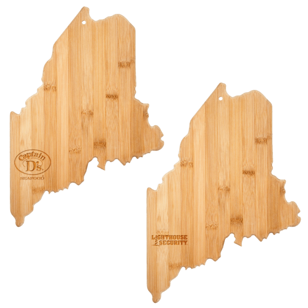U.S. State Shaped Bamboo Cutting and Serving Boards 201