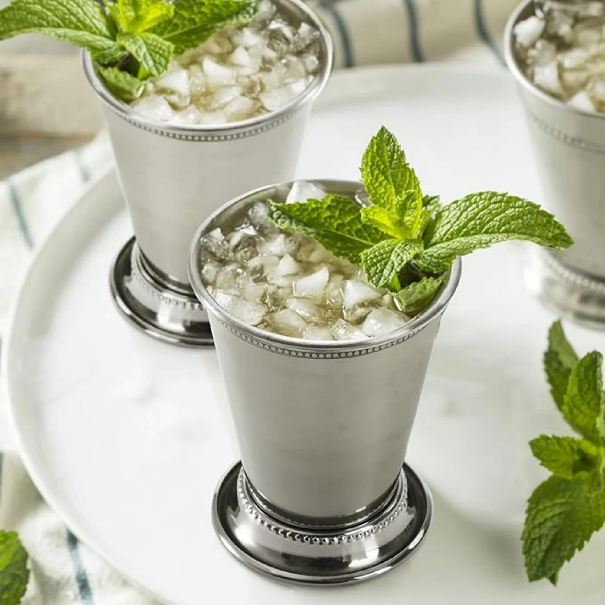 MOQ 12oz Mint Julep Cups Stainless Steel Copper Cocktail 4