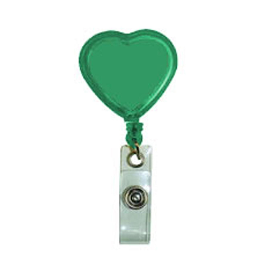 Heart Badge Reel w/ Belt Clip 3