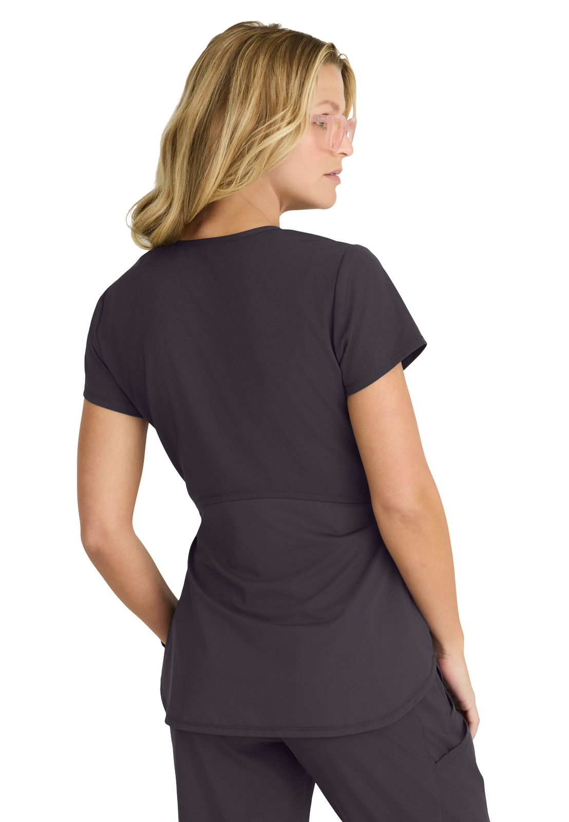 Skechers - Women's One-Pocket Banded V-Neck Bloom Maternity Scrub Top 8
