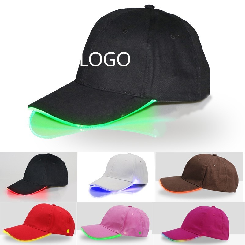 Led Flashing Light Up Baseball Cap 2