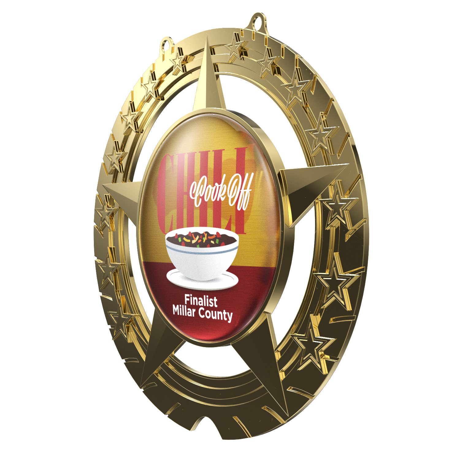 Express Vibraprint® Super Star Champ Chain Medal w/ Plastic Chain 14