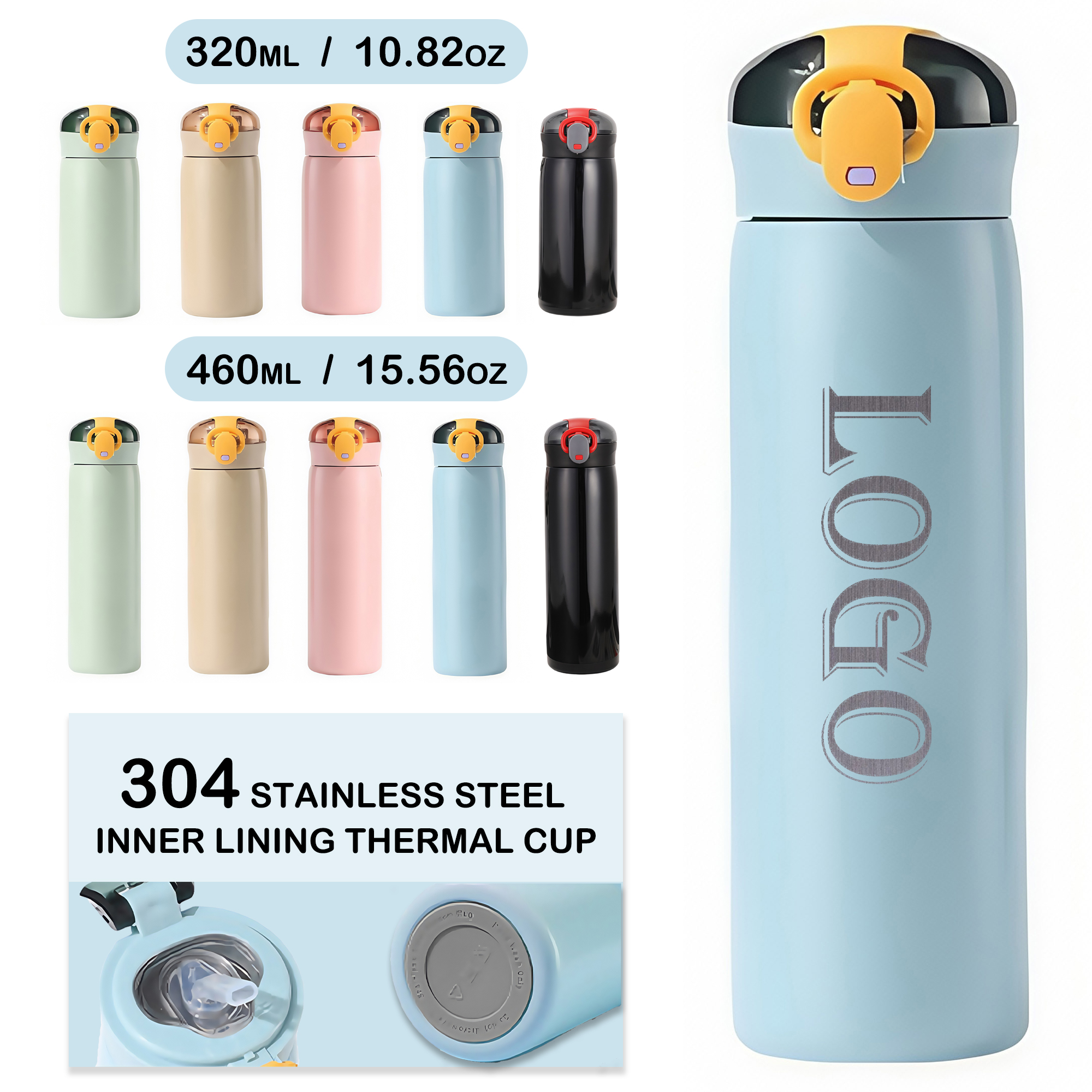 Professional outdoor stainless steel thermal cup 2