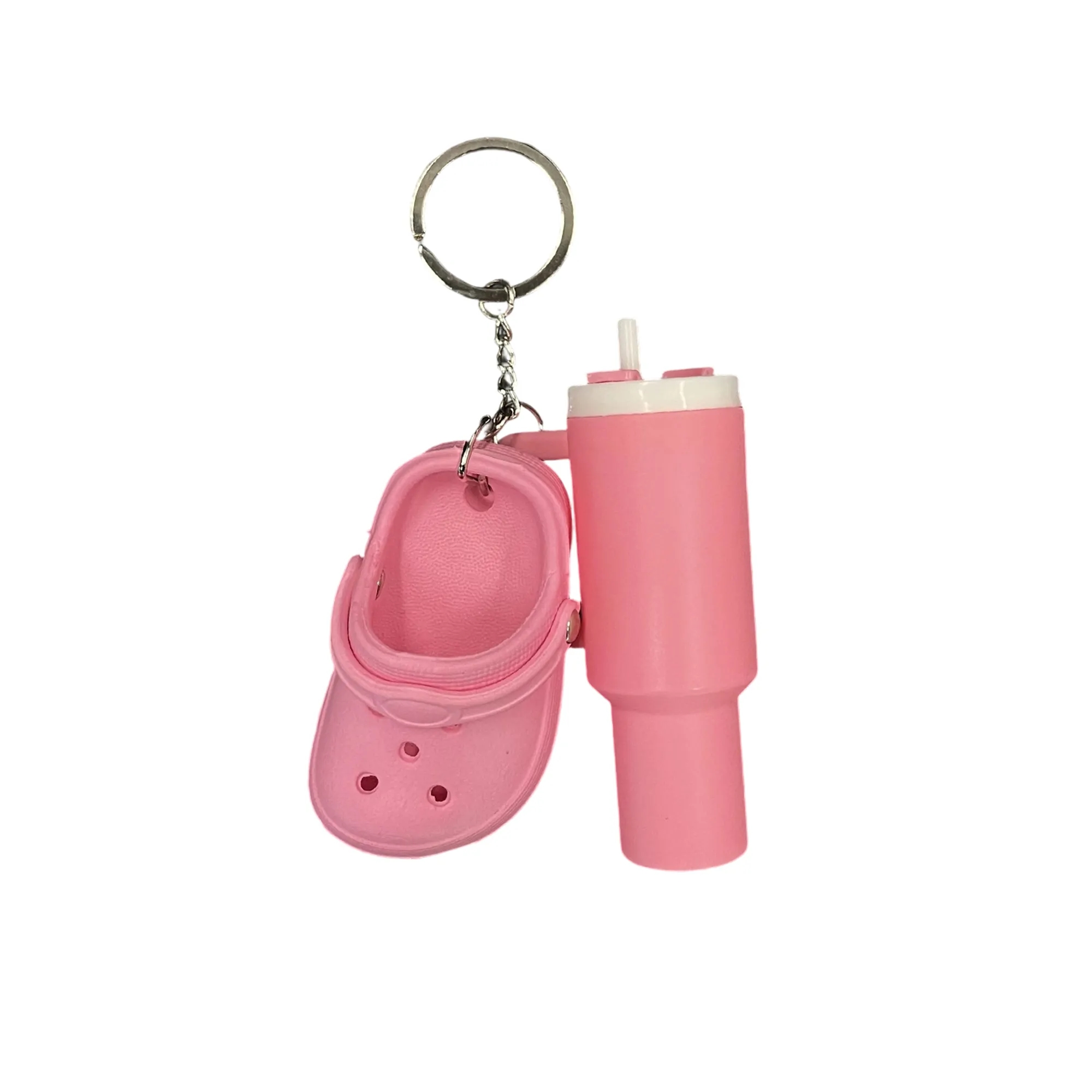 PVC Keychain Ice Cup and Clog Style Trendy Design 12