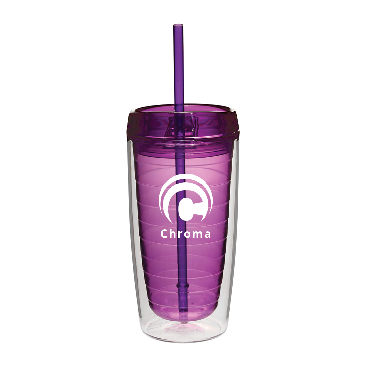 16 oz. Chroma Double-Wall Acrylic Tumbler (2 Color Imprint) 2