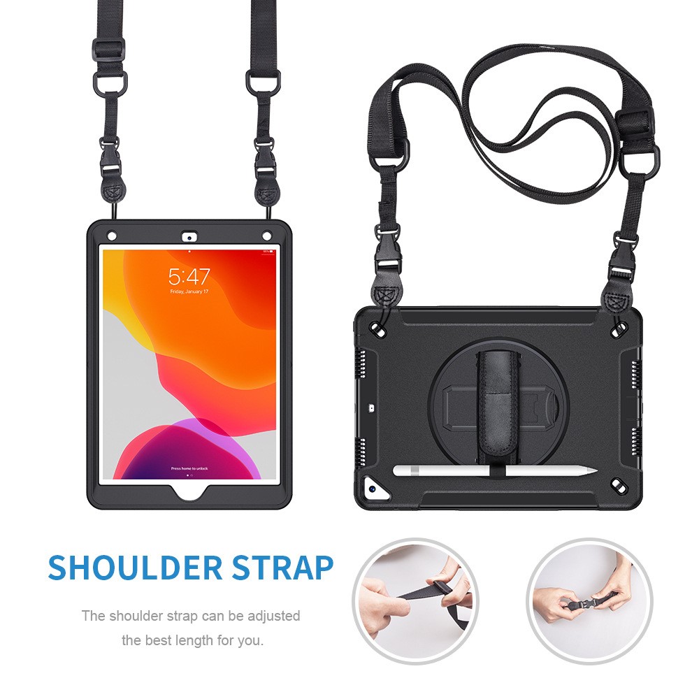 iPad 10.2" 2019/2021 Rugged Shoulder Strap Case