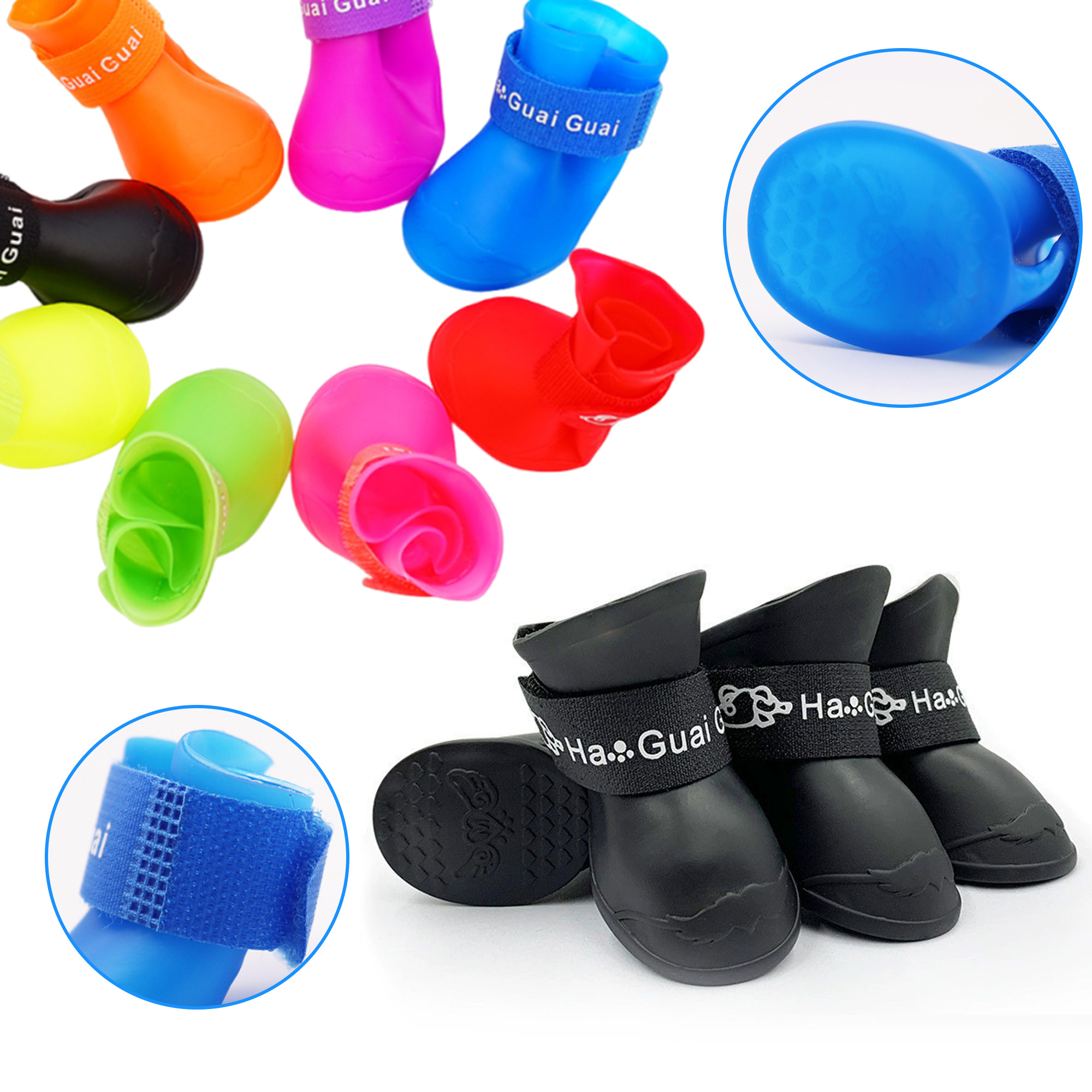 Pet Dog Rain Shoes 2