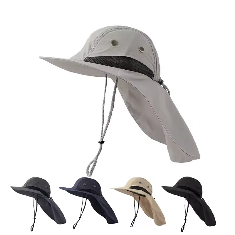 Adjustable Safari/Boonie Sun Blocker Hat 8