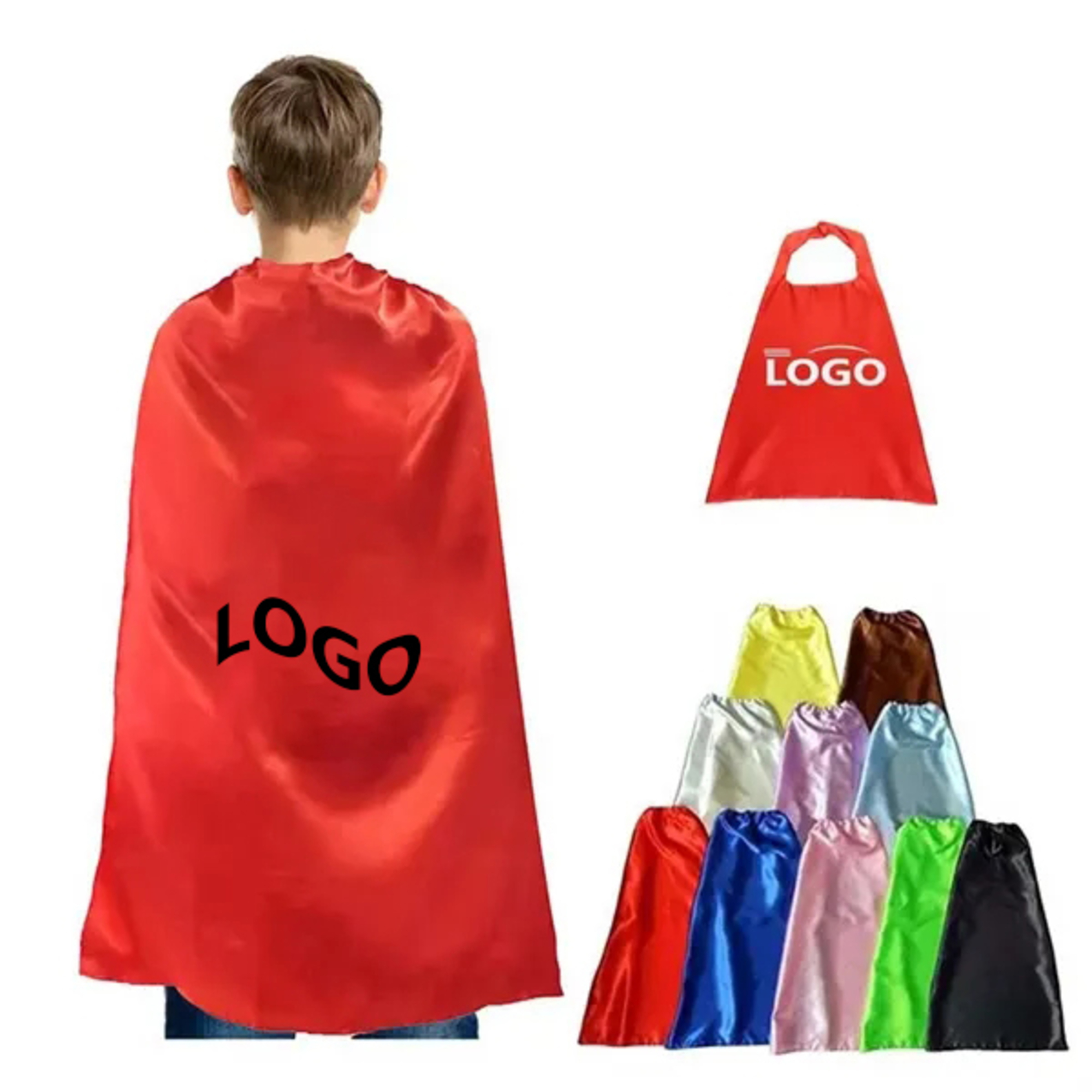 Kids Satin Hero Cape Custome 2
