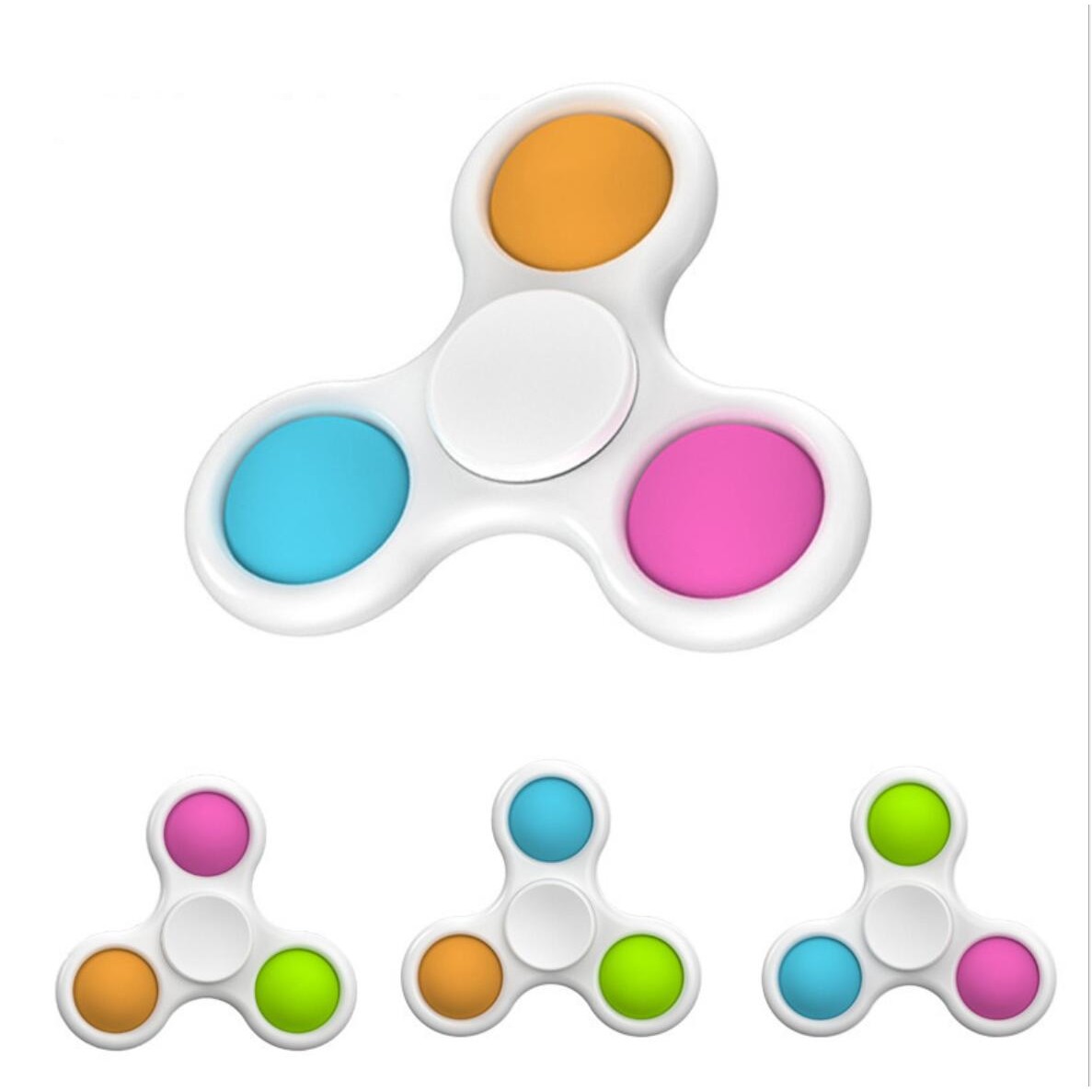 Fidget spinner with bubble stress Reliever 1