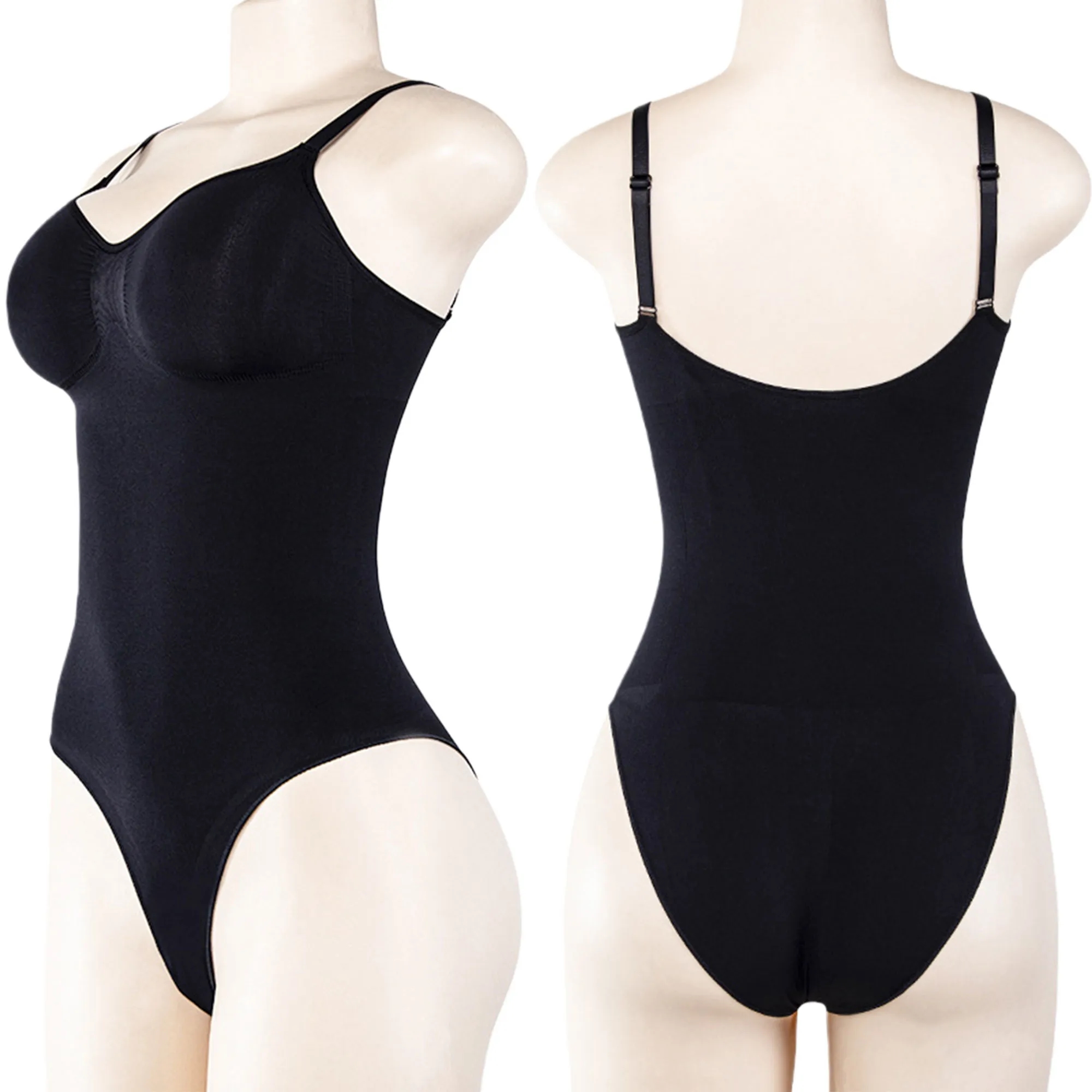 Seamless Shapewear Bodysuit Tummy Control Butt Lifting 2