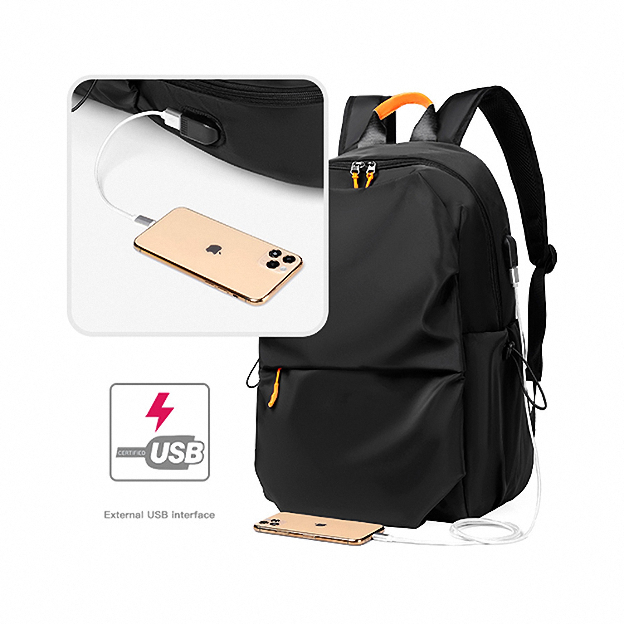 USB Charging Laptop Backpack 5