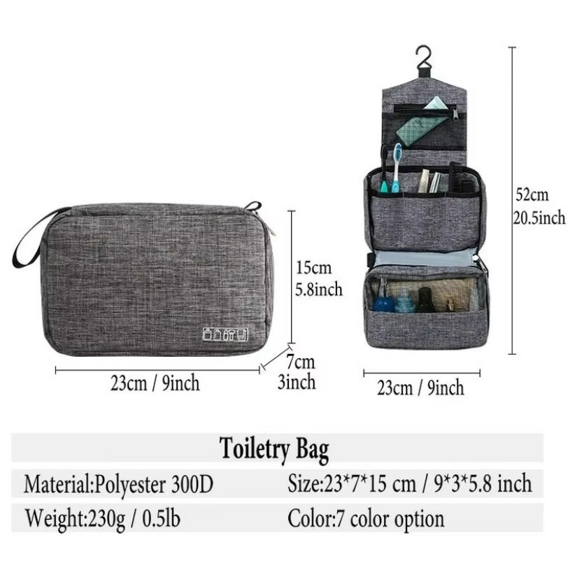 Wash Cosmetic Storage Hanging Pouch Bag 3