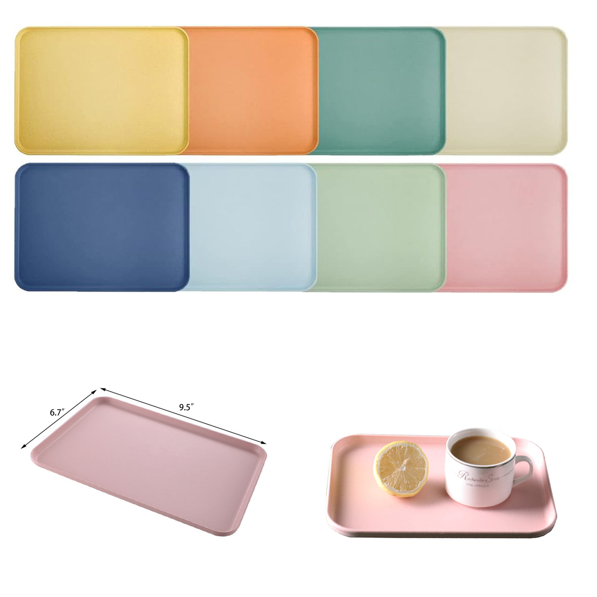 MOQ20 Grill Cafe Restaurant Rectangular Tray 2