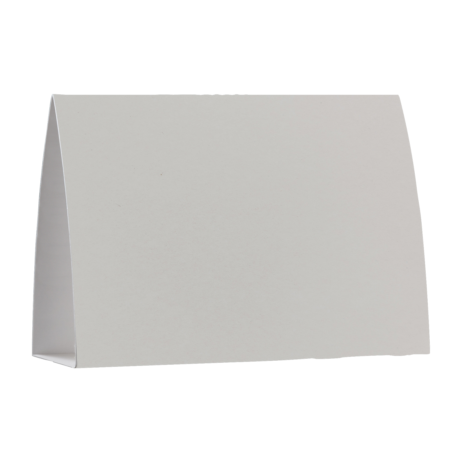 Table Tent Card Stock 12 pt 2 Sided 5.750" x 4.000" x 2.000" White Digital Print 3