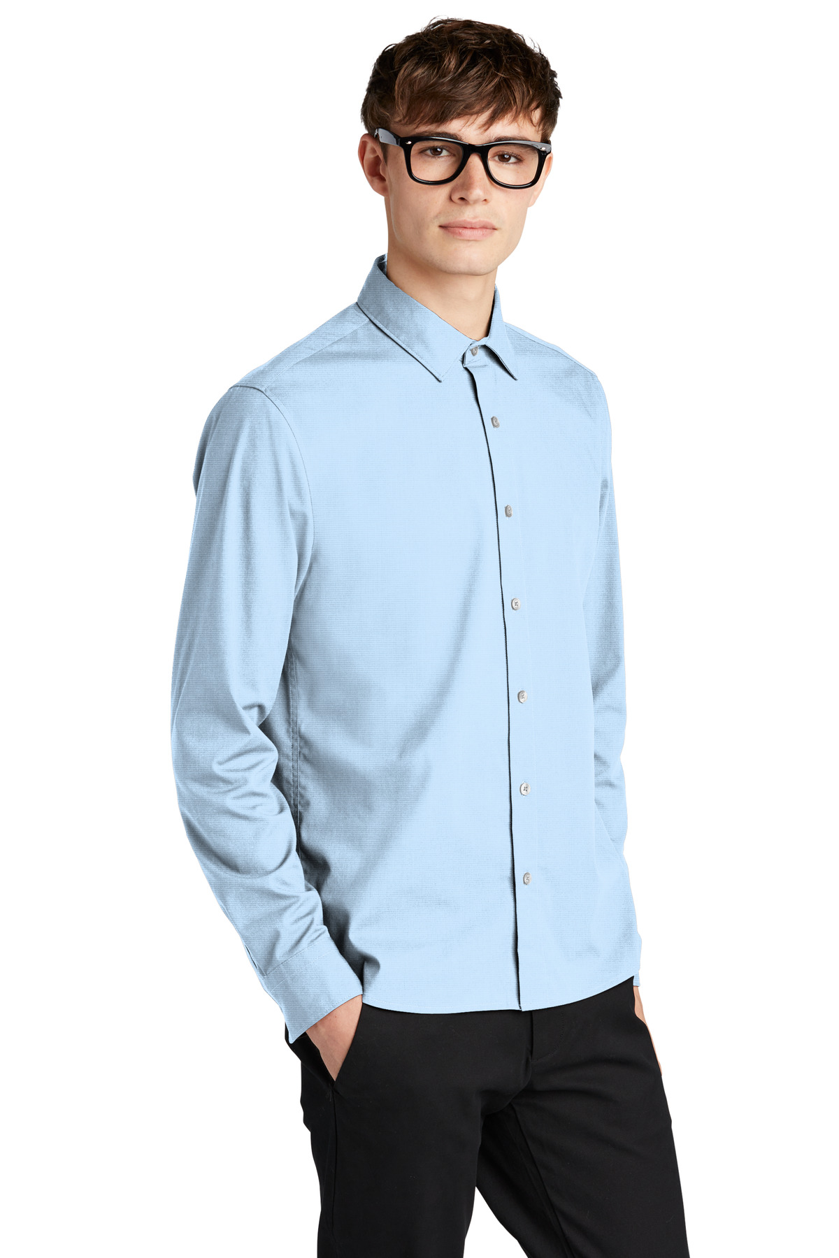 Mercer+Mettle Long Sleeve Stretch Woven Shirt MM2000 54