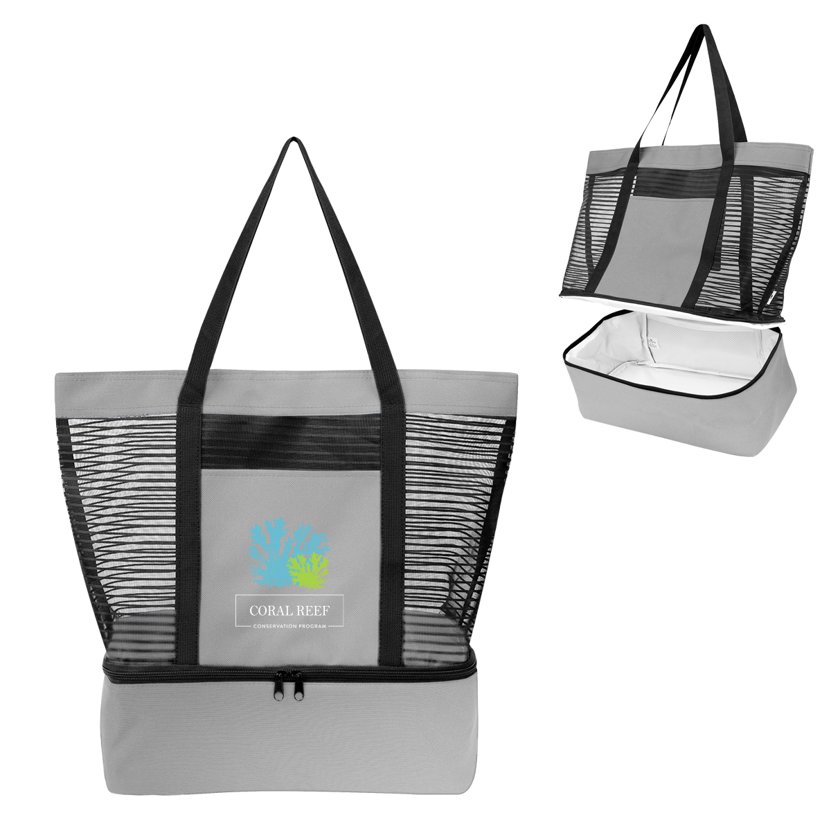 Marley rPET Mesh Tote Bag With Cooler 11
