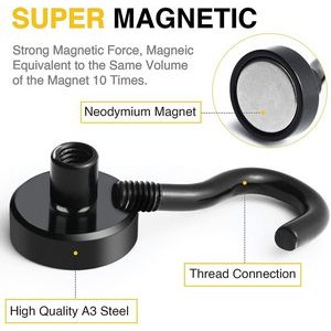 30lbs+ Heavy Duty Magnetic Hooks Cruise For Hanging 8