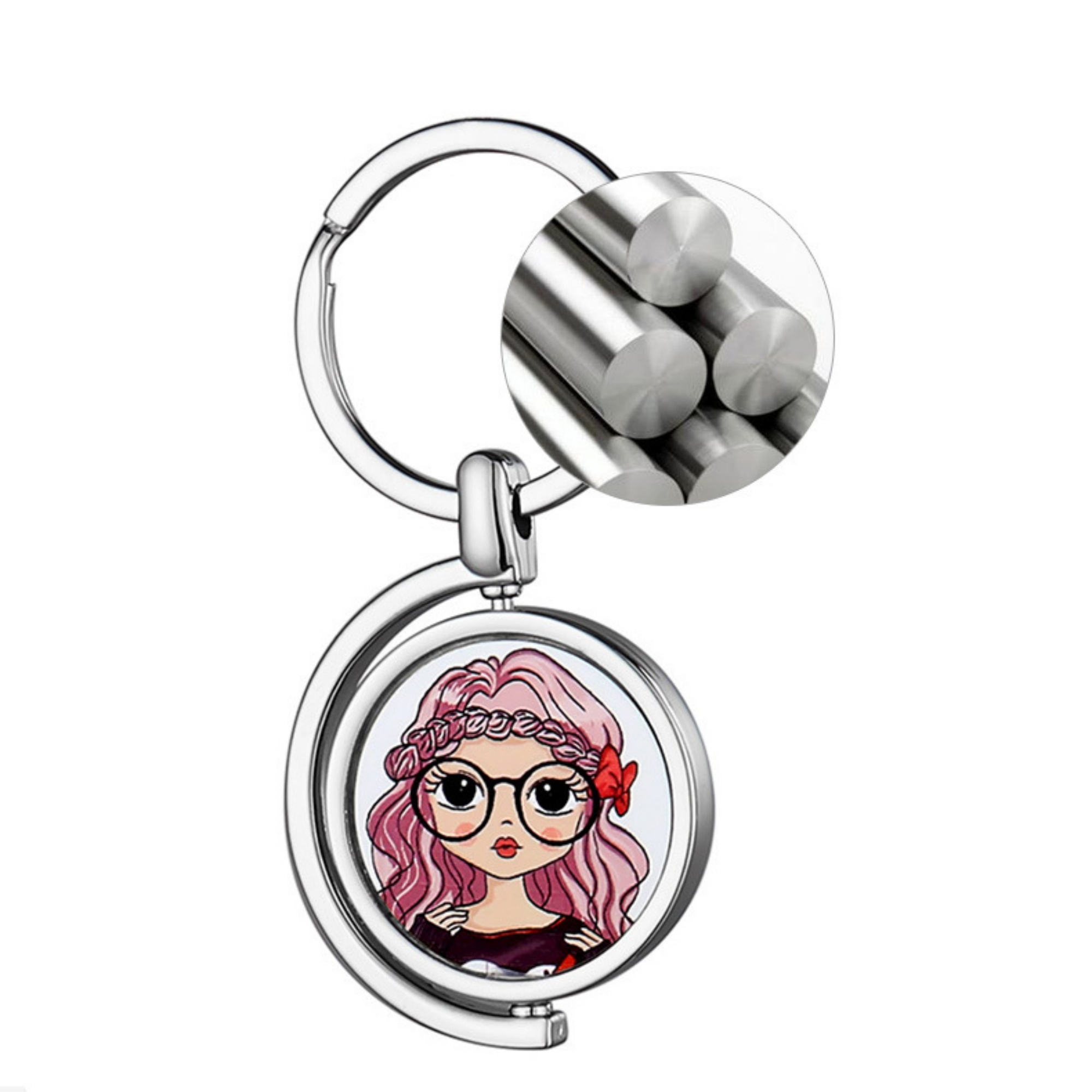 Sublimation Heat Transfer Keychain 5