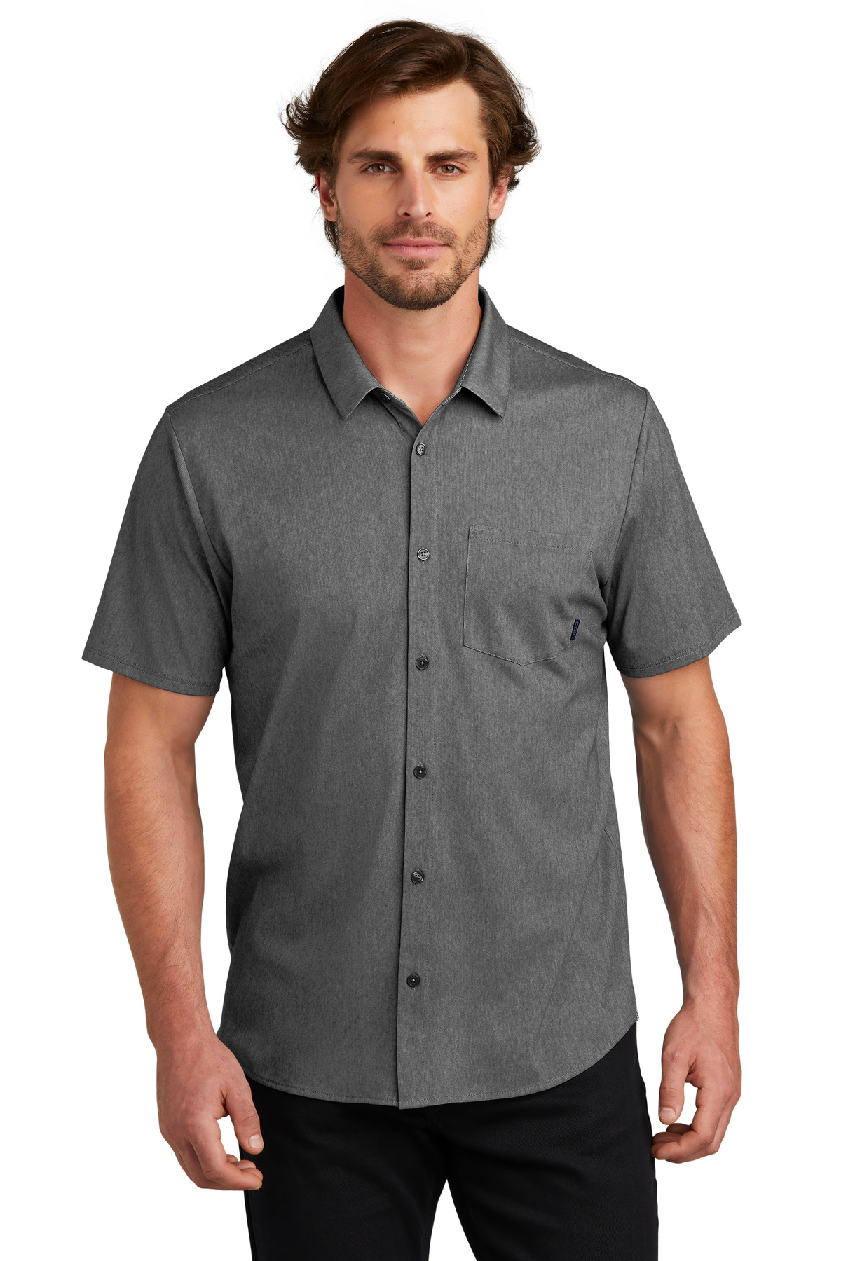Extend Short Sleeve Button-Up