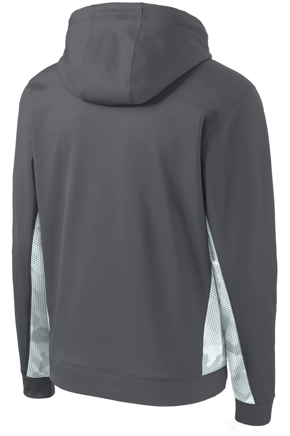 Sport-Tek Youth Sport-Wick CamoHex Fleece Colorblock Hooded Pullover. YST239 30