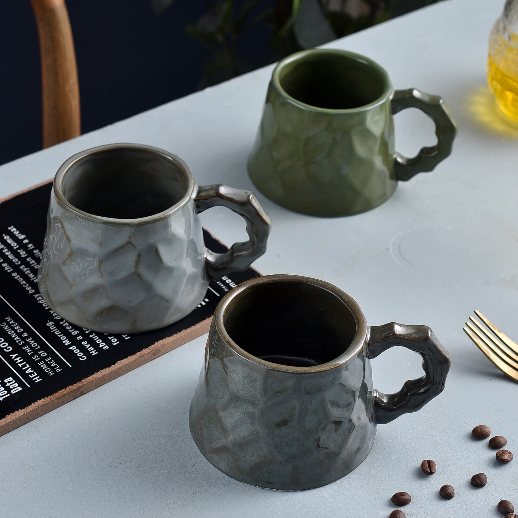 Custom 12 oz Ceramic Coffee Mug 8