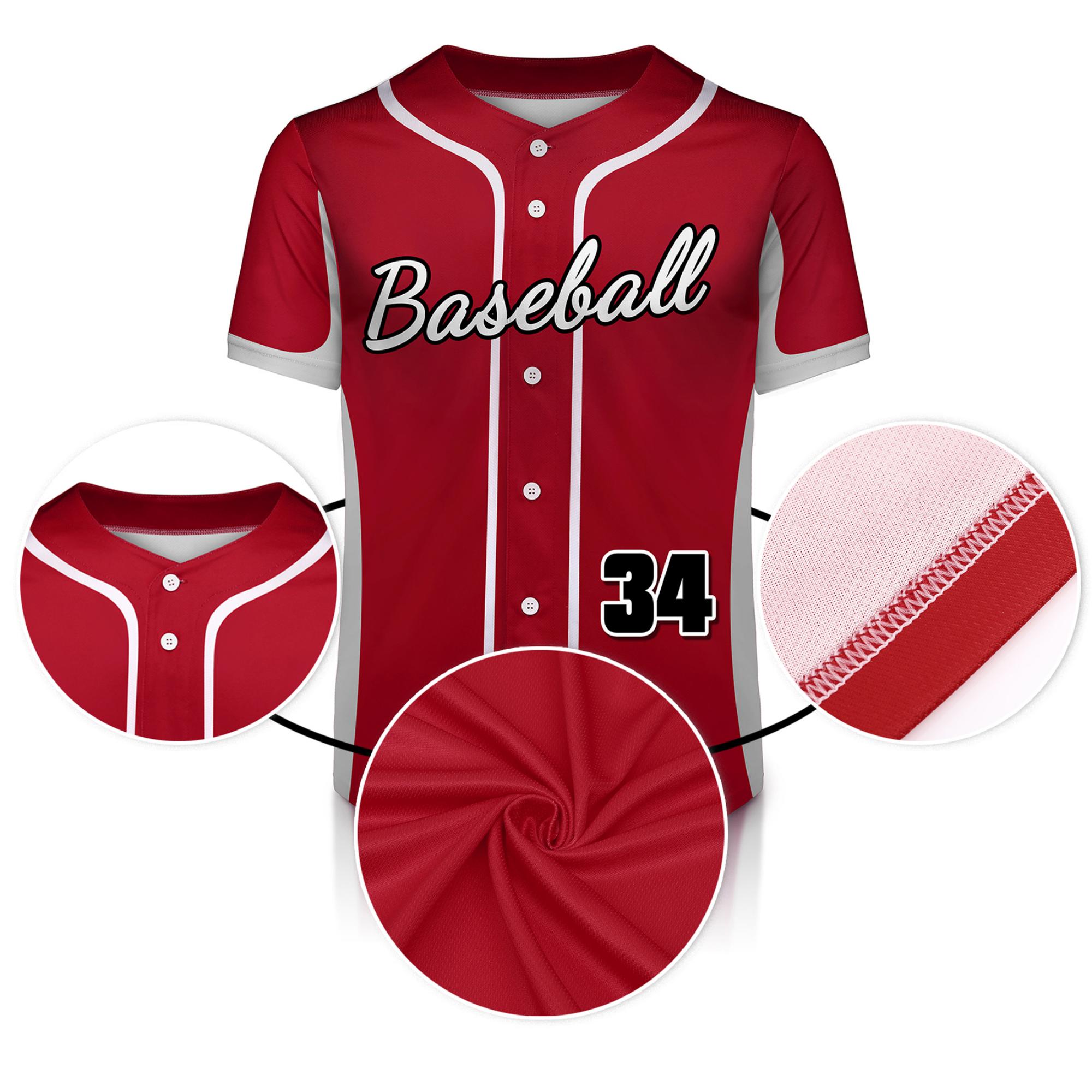 MOQ 10pcs Custom Pro Baseball Uniform 3