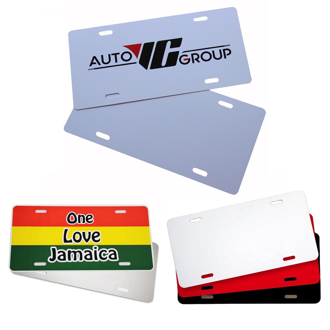 Full Color Printing 0.35'' Universal License Plate Frame Insert 2