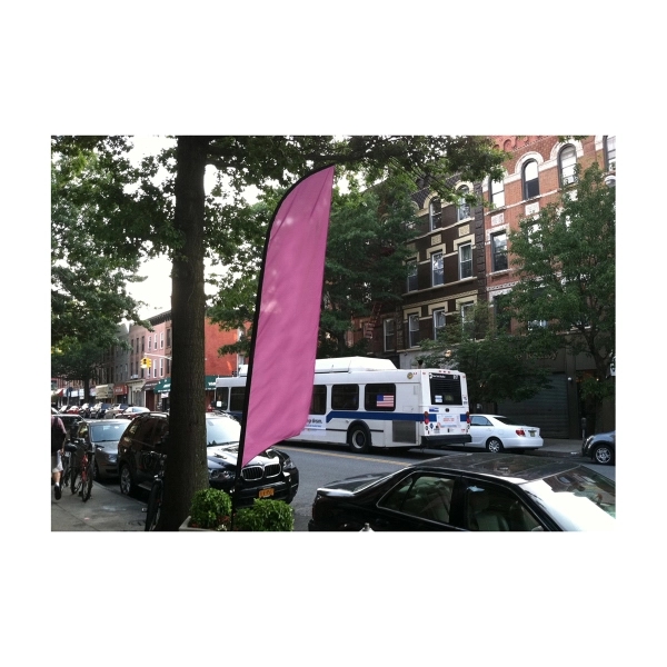 Blank 200D Nylon Swooper Flags 18.5' x 3' 1