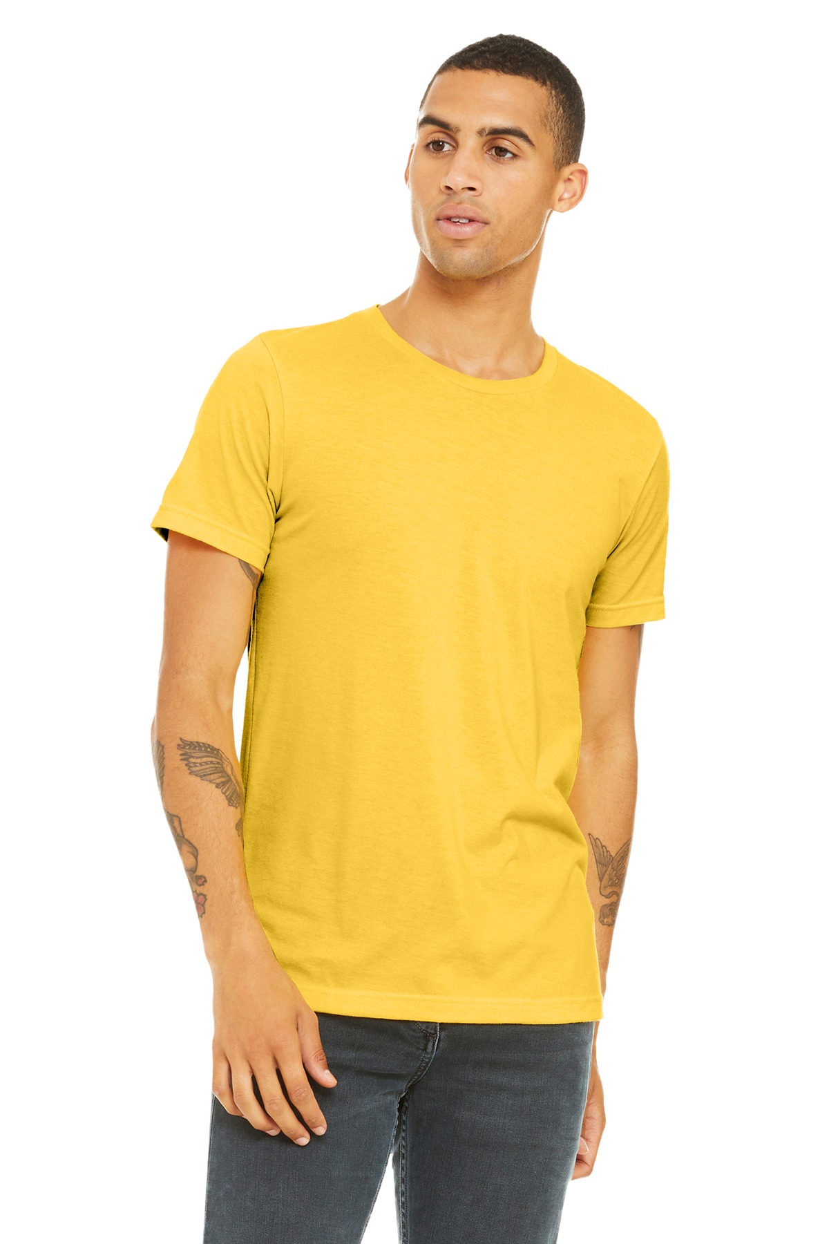 BELLA+CANVAS Unisex Heather CVC Short Sleeve Tee. BC3001CVC 442