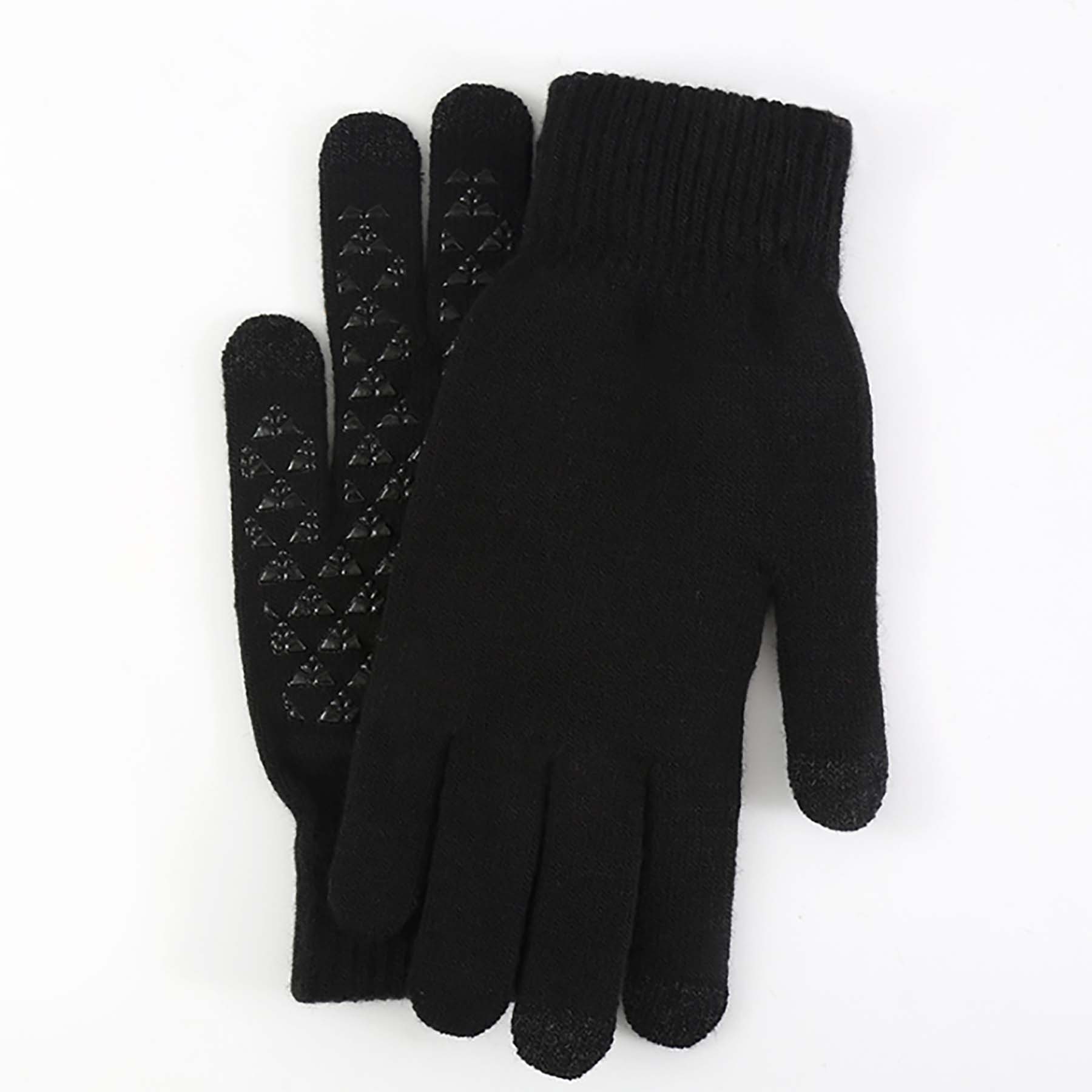 Winter Anti-Slip Knit Gloves Touchscreen Warm 2