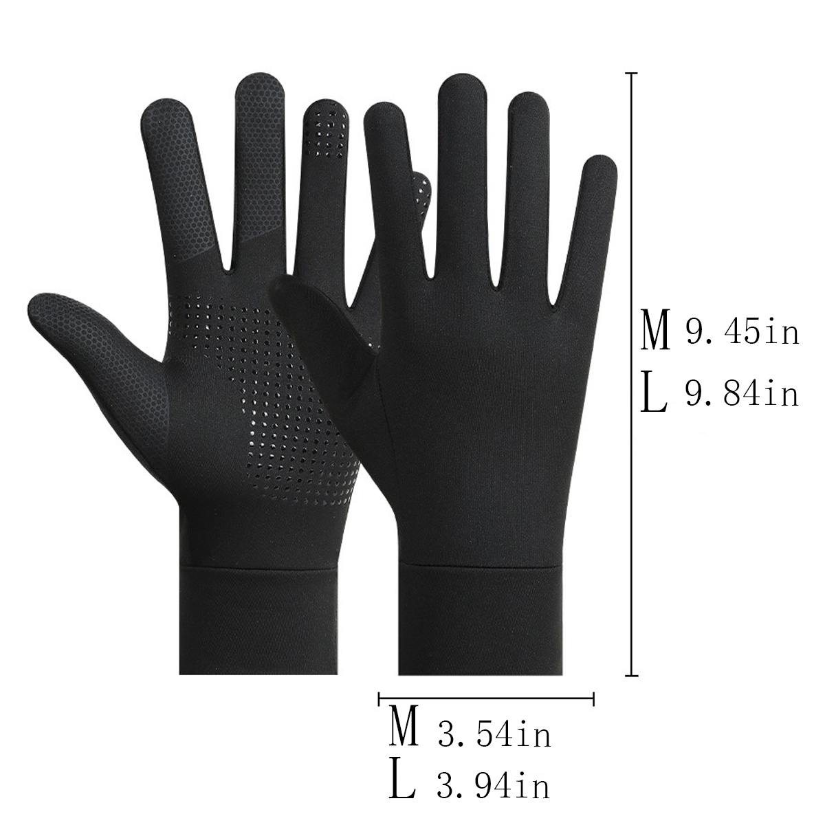Touchscreen Fingerless Thermal Gloves 2